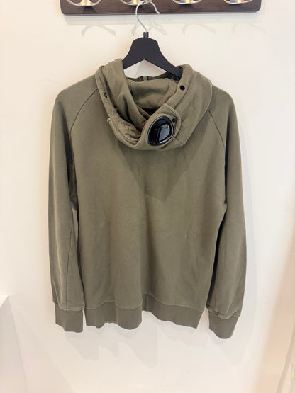 C.P. Company Hoodie Zippé Kaki (L)