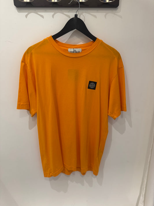 Stone Island T-Shirt Orange (L)