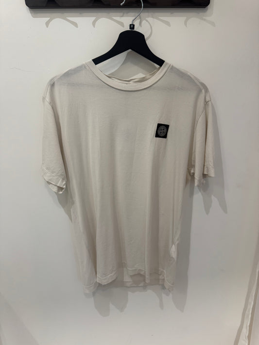 Stone Island T-Shirt Blanc (M)