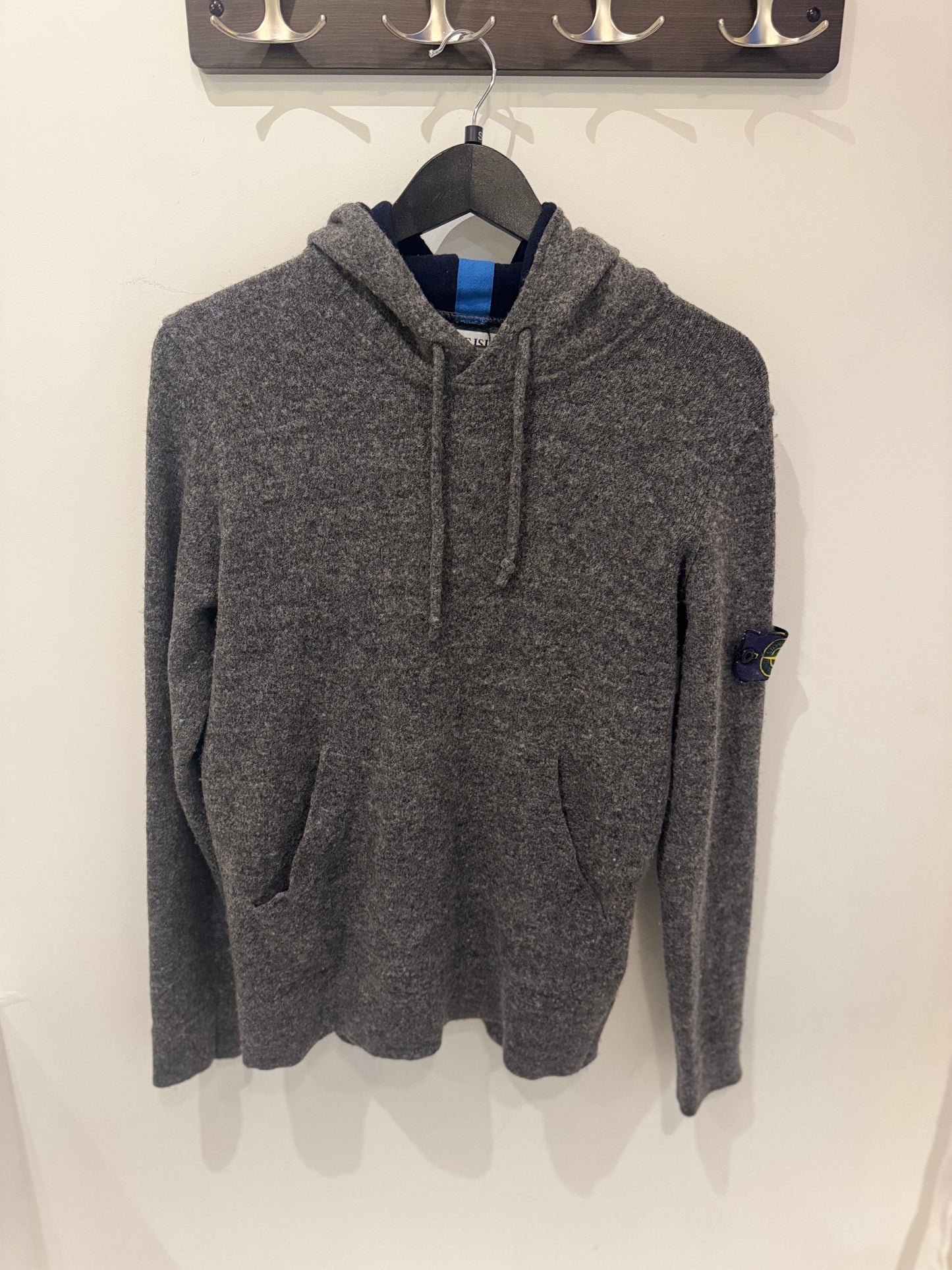 Stone Island Hoodie Gris Chiné (S)