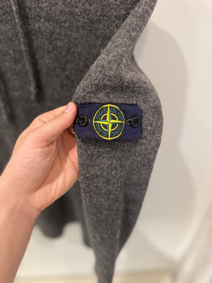 Stone Island Hoodie Gris Chiné (S)