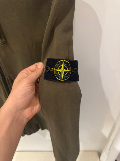 Stone Island Hoodie Zippé Kaki (S)