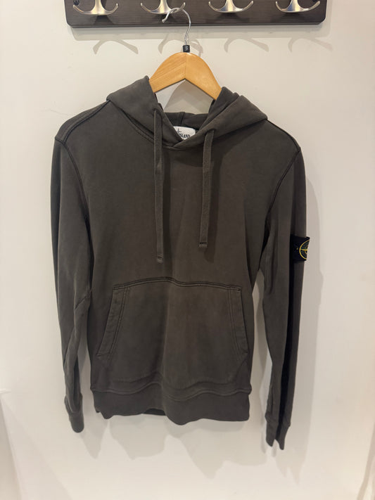 Stone Island Hoodie Gris Anthracite (S)