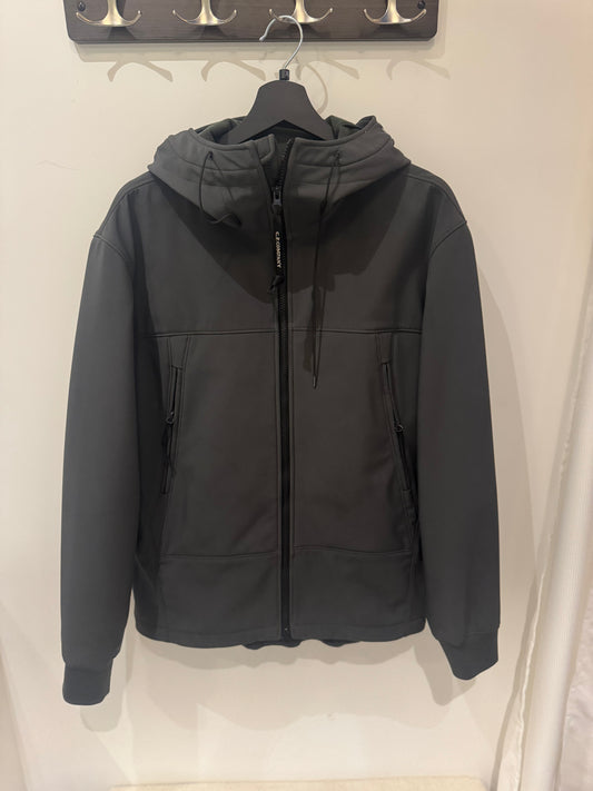 C.P. Company Softshell à Capuche Gris Anthracite (XL)