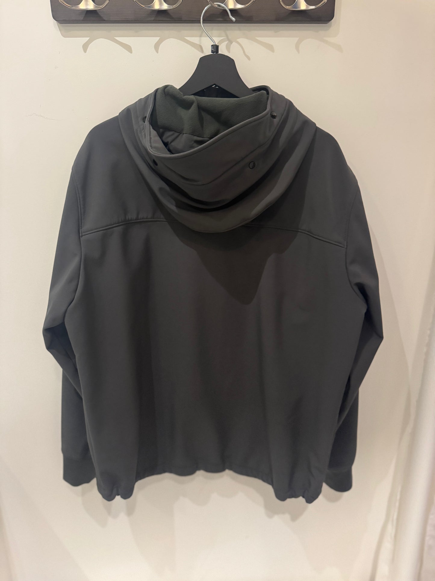 C.P. Company Softshell à Capuche Gris Anthracite (XL)