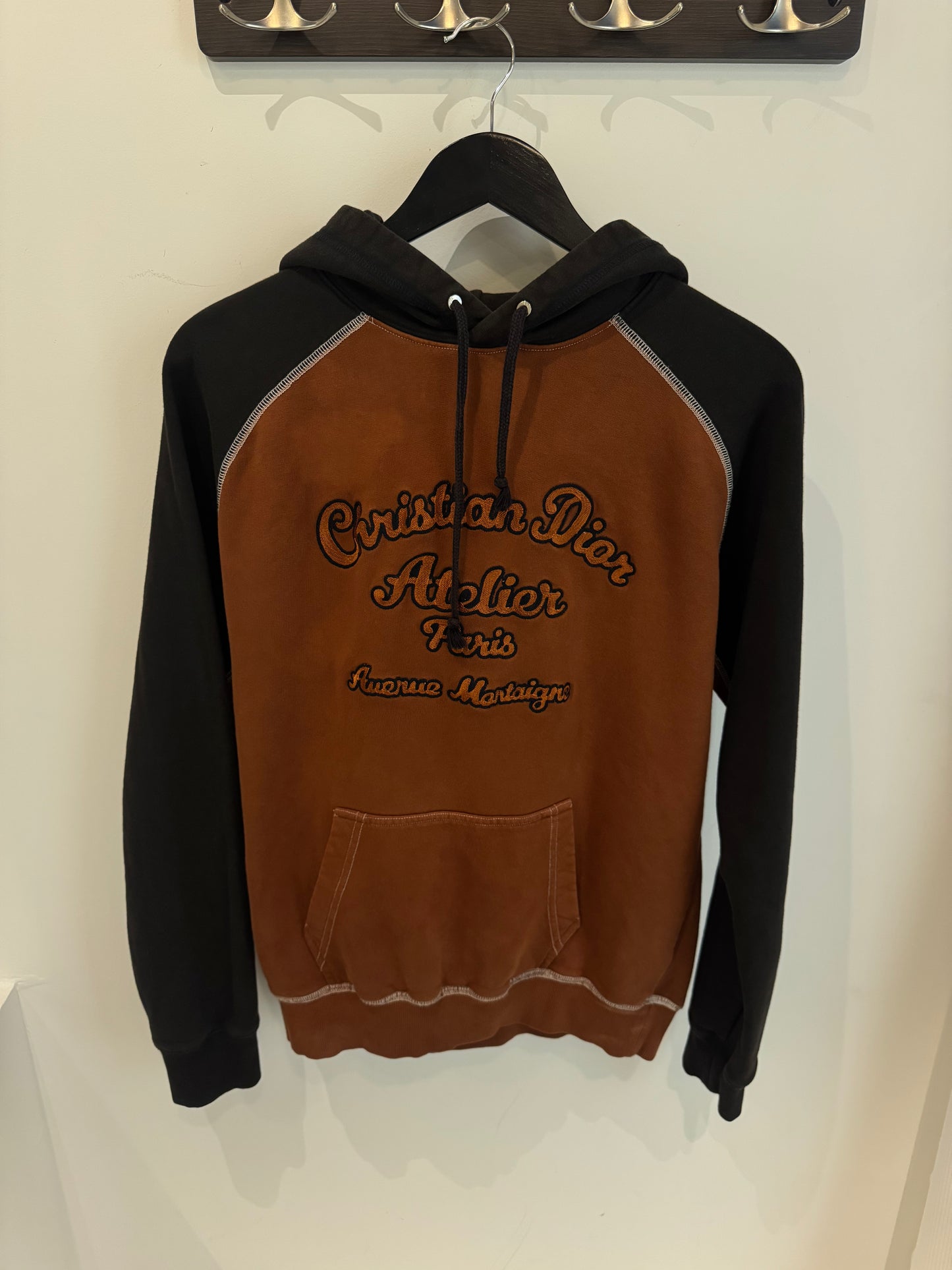 Dior Hoodie Christian Dior Atelier – Marron / Noir (S)