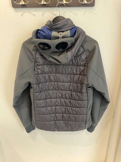 C.P. Company Veste Matelassée à Capuche – Gris (S)