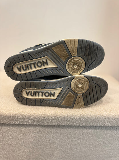 Louis Vuitton LV Trainer – White / Navy Blue (43)