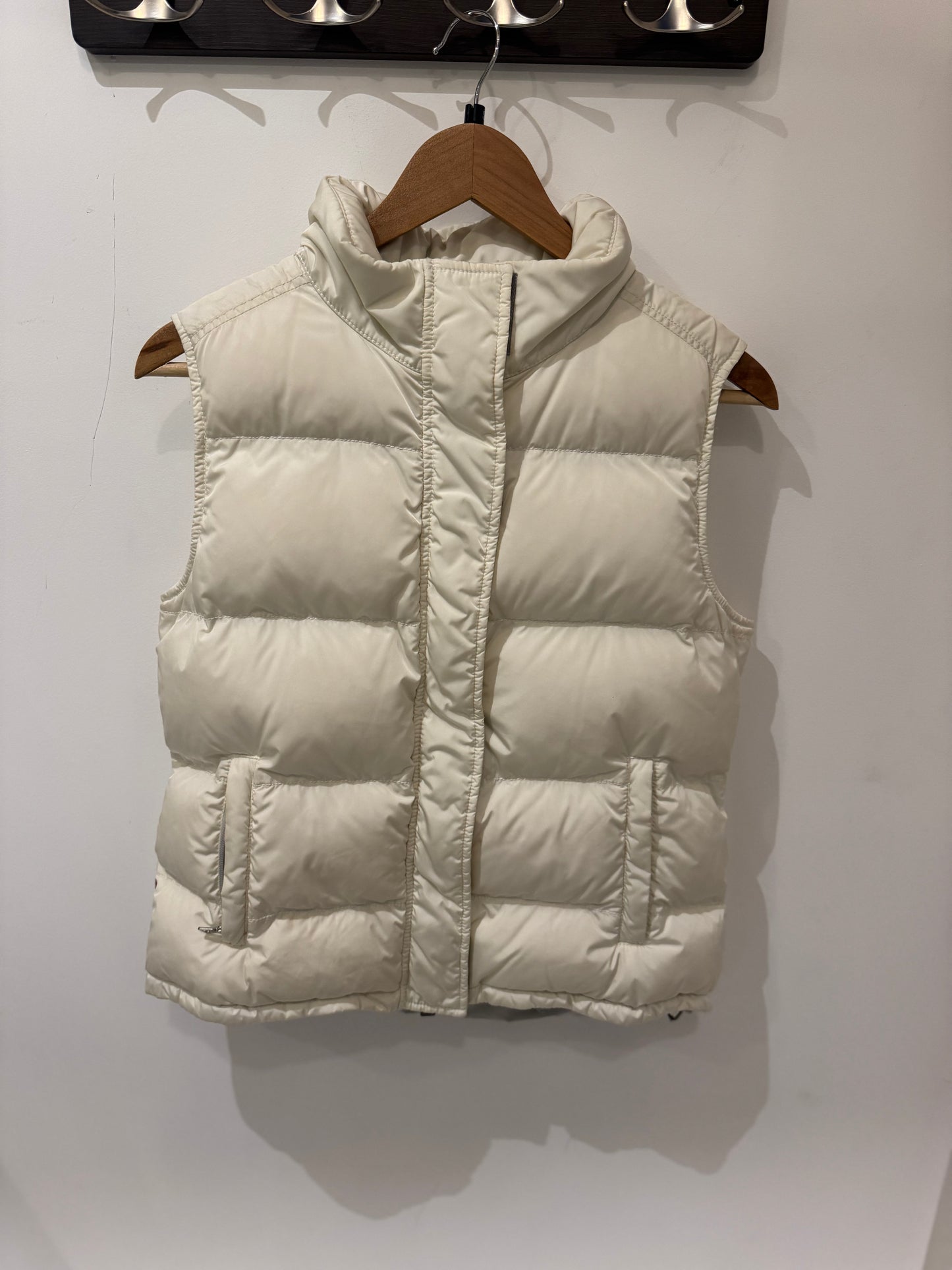 Doudoune Prada sans manches blanche / écrue (S)