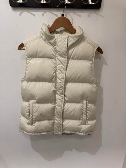 Doudoune Prada sans manches blanche / écrue (S)