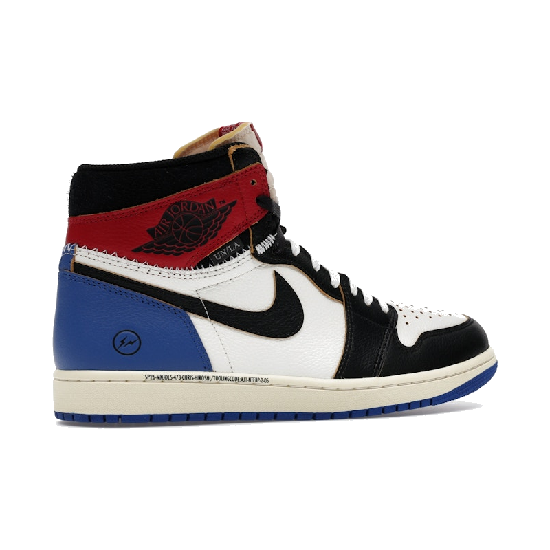 Air Jordan 1 Retro High OG SP Fragment x Union LA Varsity Red Sport Royal