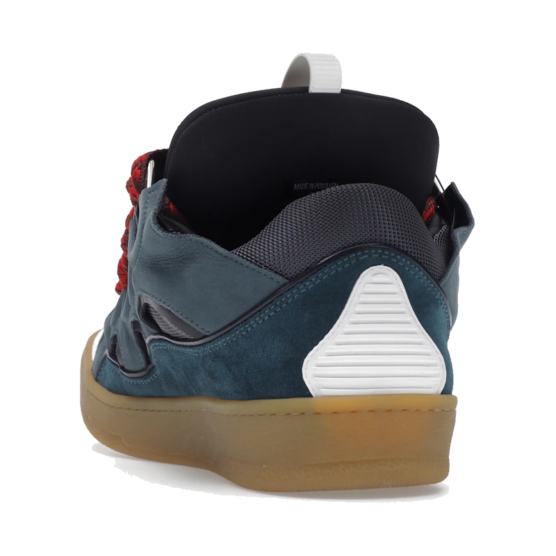 Lanvin Leather Curb Blue Grey (42)