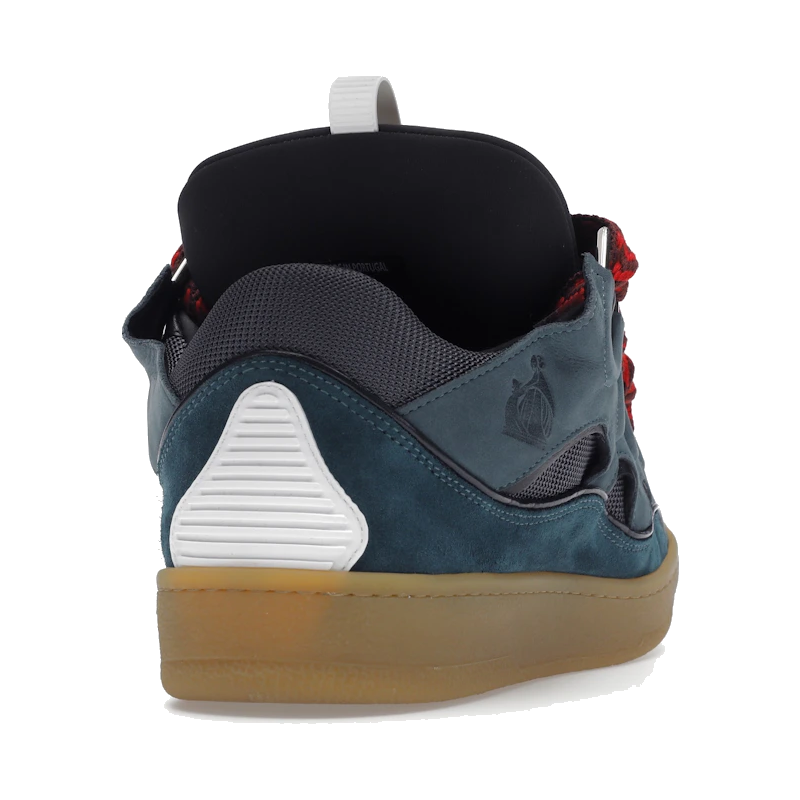 Lanvin Leather Curb Blue Grey (42)