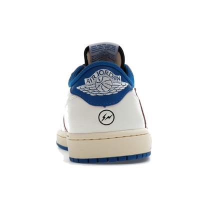 Air Jordan 1 Retro Low OG SP Fragment x Travis Scott Sail Military Blue